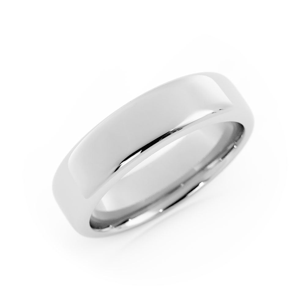 Low dome wedding on sale band