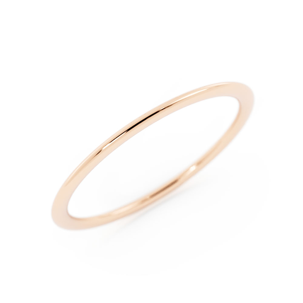 Rose gold hot sale 1mm band