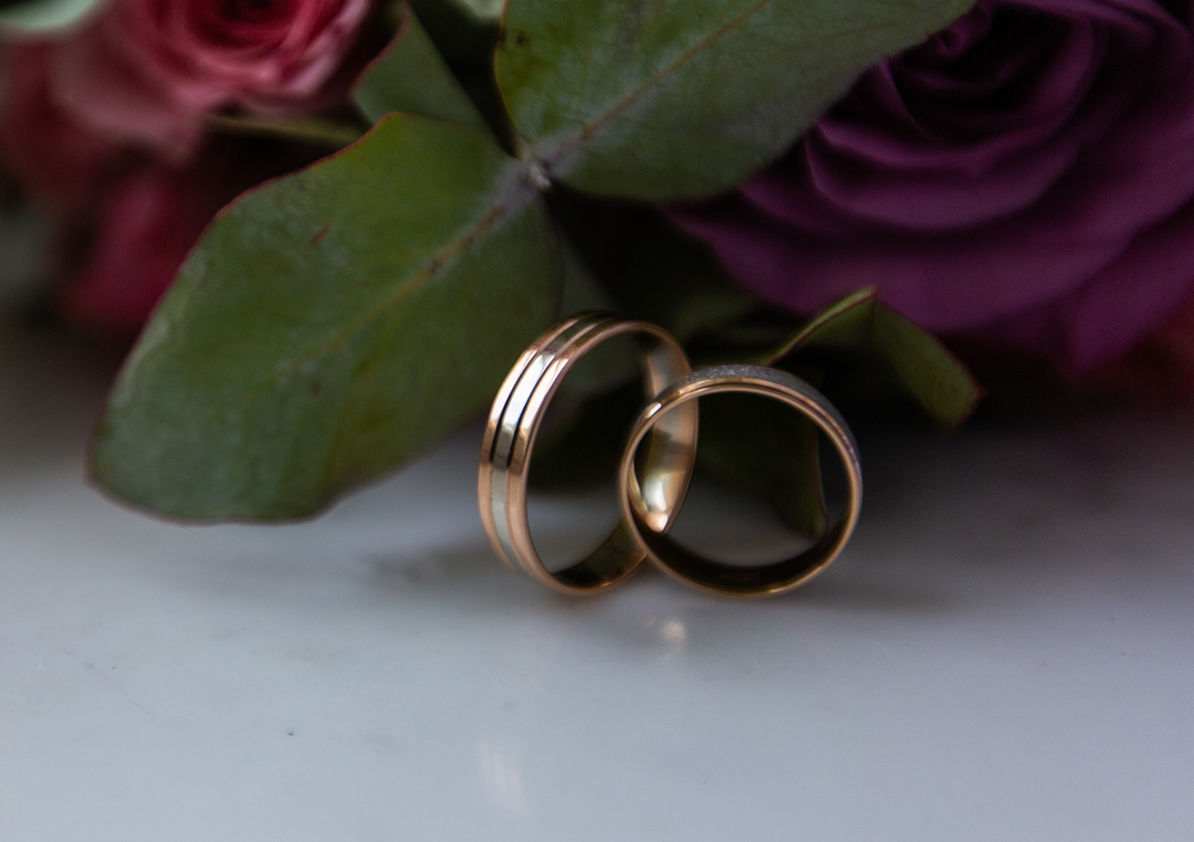 Two-tone Men's Wedding Bands