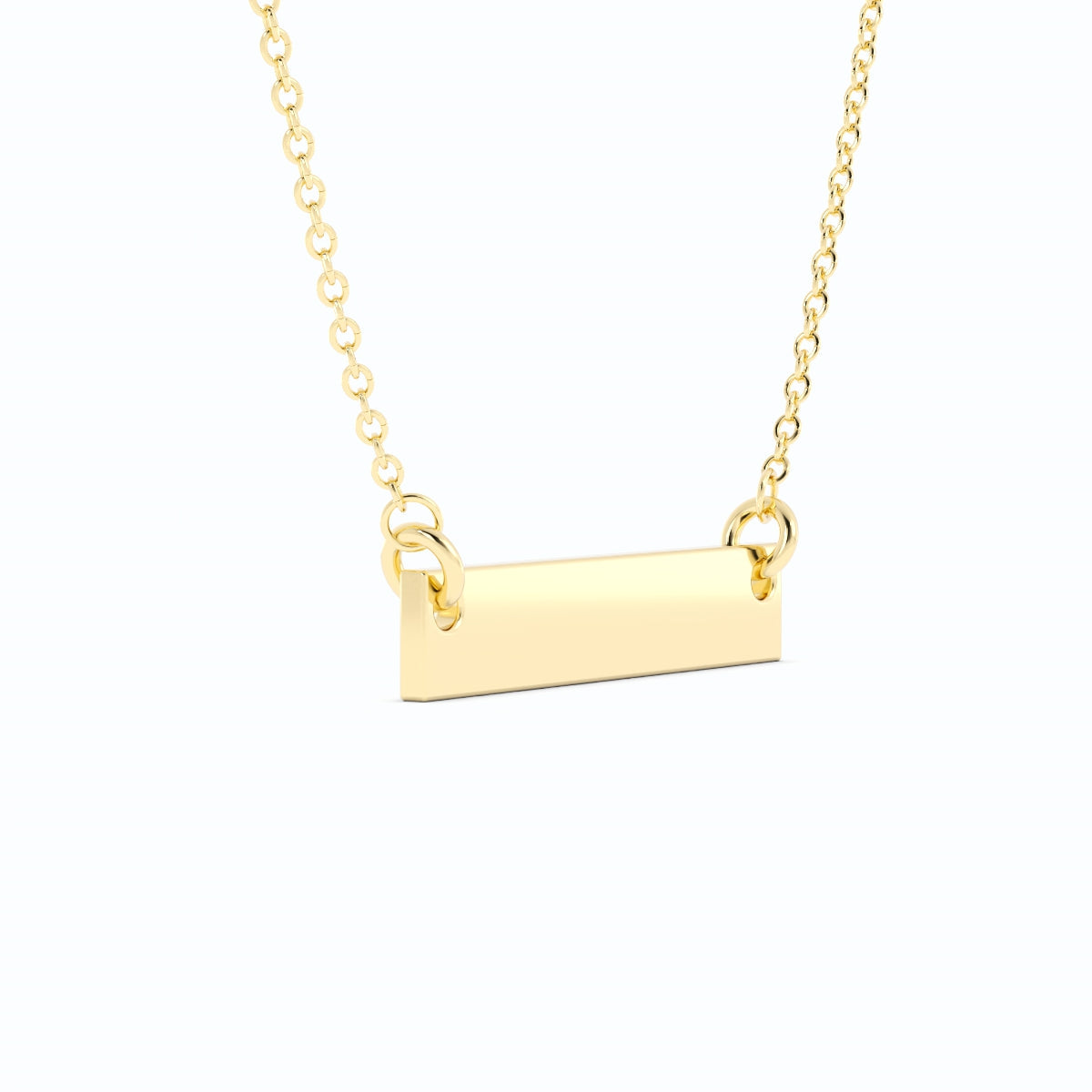 14k gold filled petite bar pendant necklace welcome-2