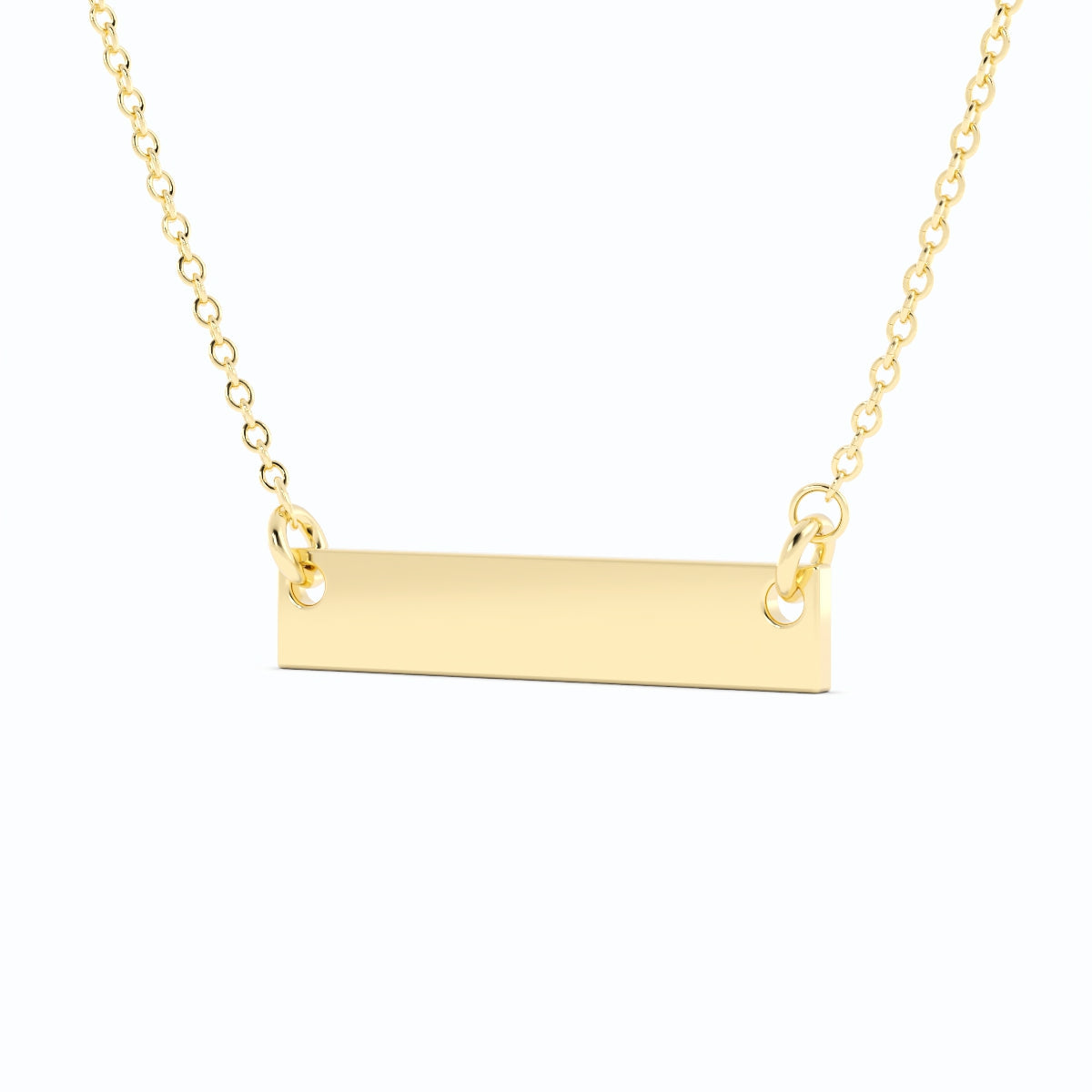 14k gold filled petite bar pendant necklace welcome-3