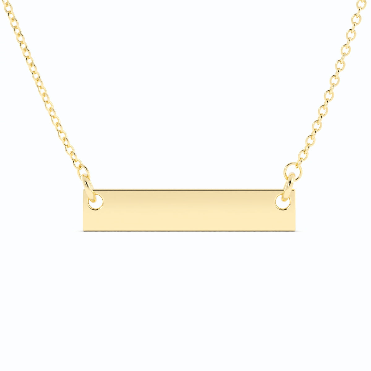 14k gold filled petite bar pendant necklace welcome-1