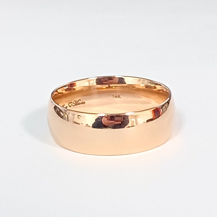 14K Rose Gold, Customer Ring, Resizing and Re-engraving