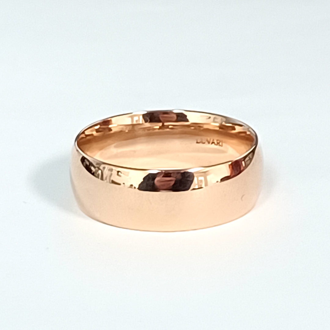 14K Rose Gold, Customer Ring, Resizing and Re-engraving