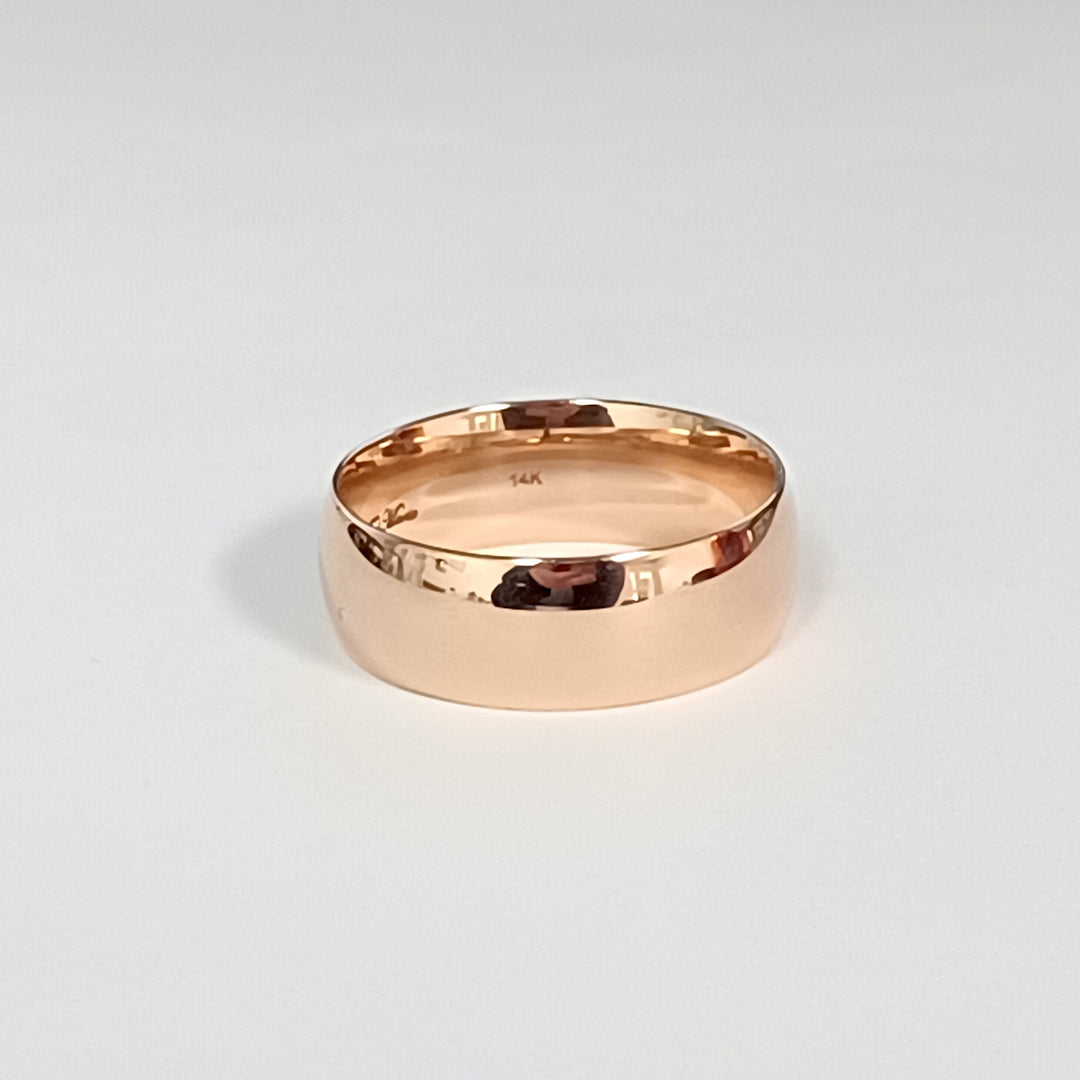 14K Rose Gold, Customer Ring, Resizing and Re-engraving