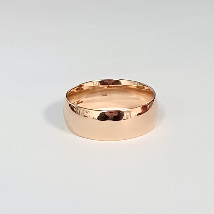 14K Rose Gold, Customer Ring, Resizing and Re-engraving