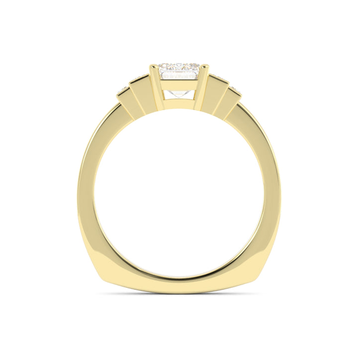 10K Yellow Gold Custom Engagement Ring