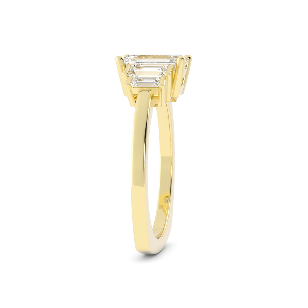 10K Yellow Gold Custom Engagement Ring