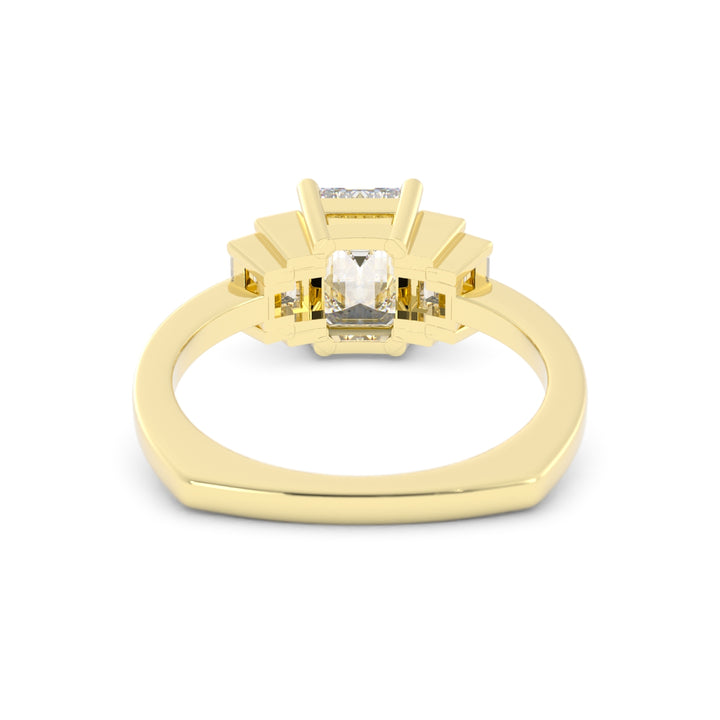 10K Yellow Gold Custom Engagement Ring