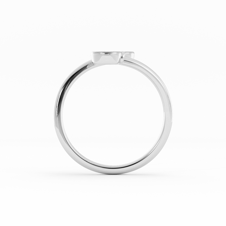 0.925 Sterling Silver Engravable Bypass Ring