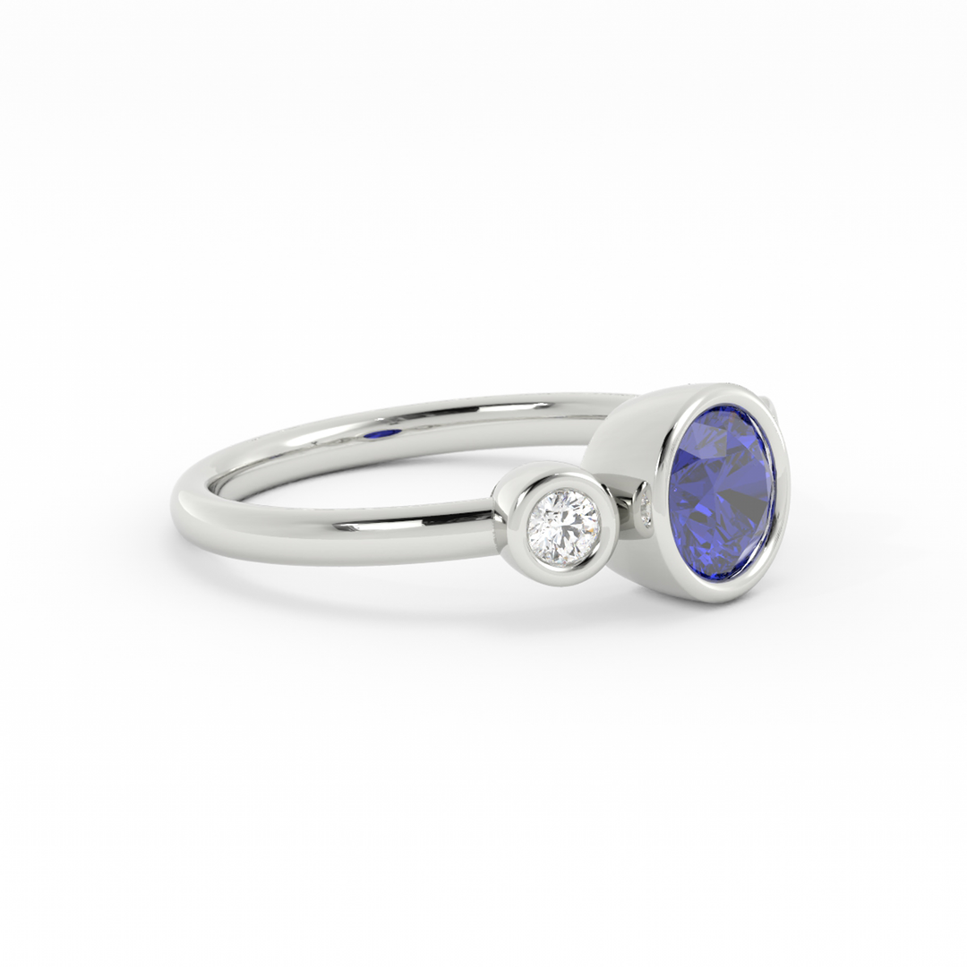 Alexandra 1ct Lab Grown Sapphire