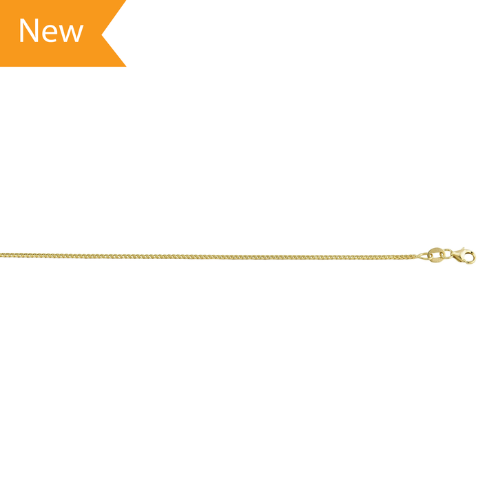 14K Yellow Gold Franco 7 in. Bracelet