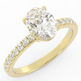 engagement rings style yellow gold