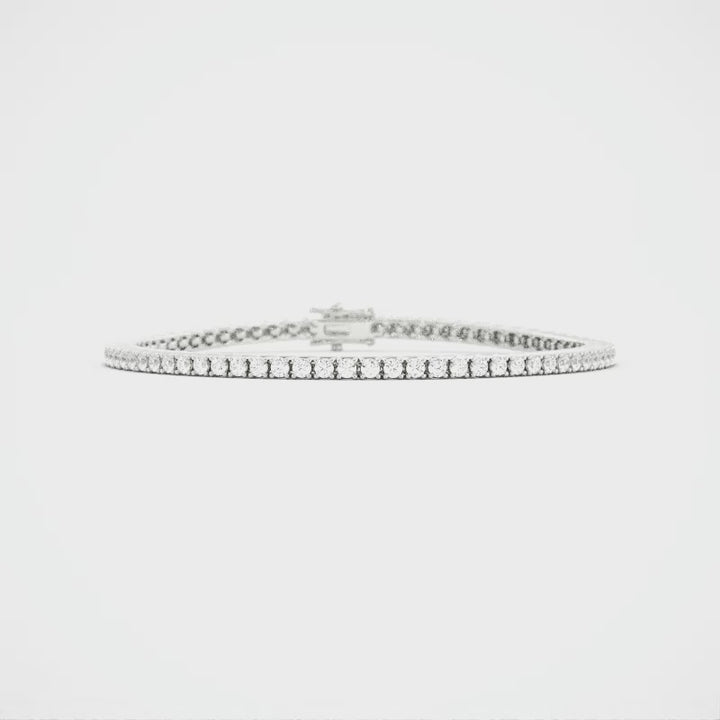 2mm Moissanite Tennis Bracelet