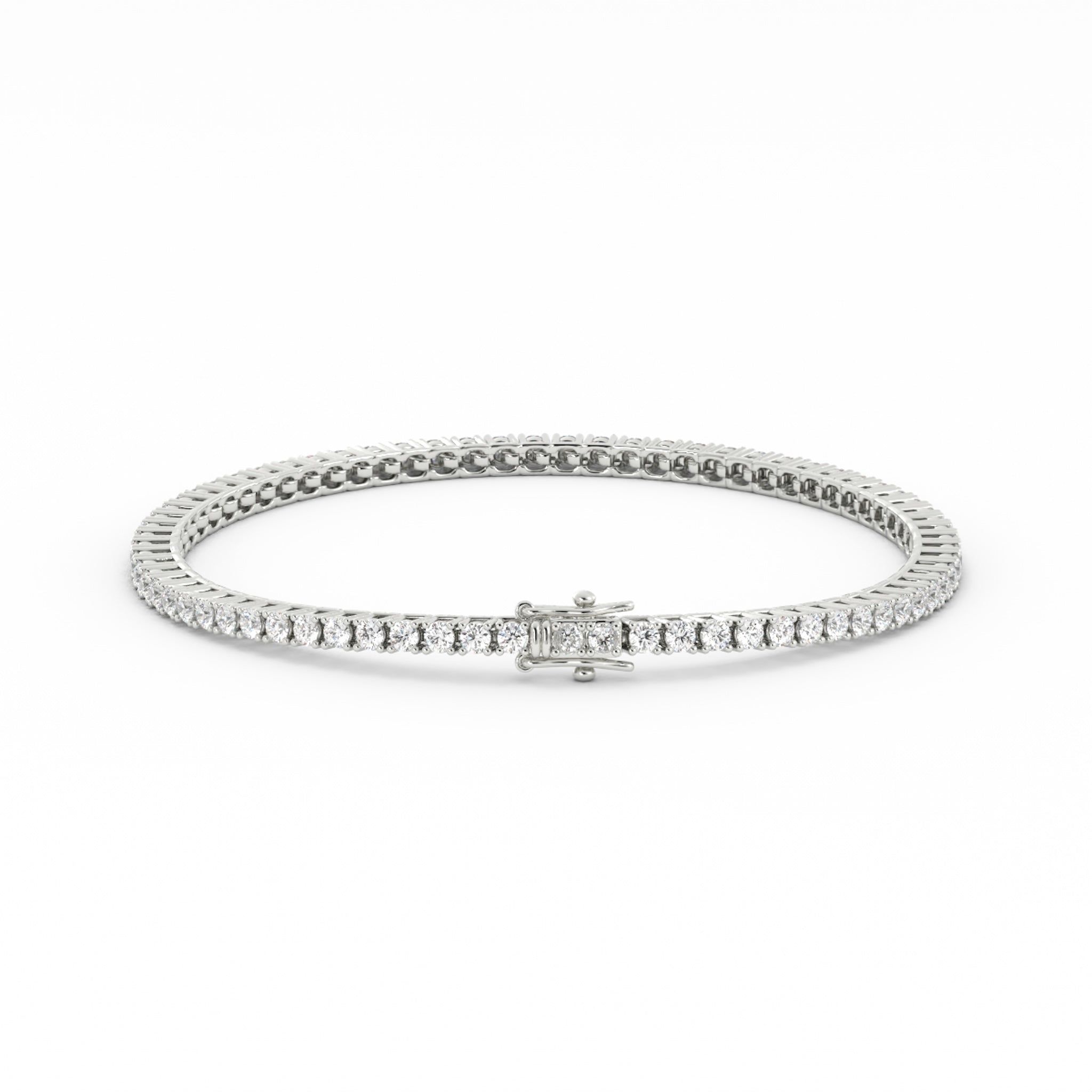 2mm Moissanite Tennis Bracelet