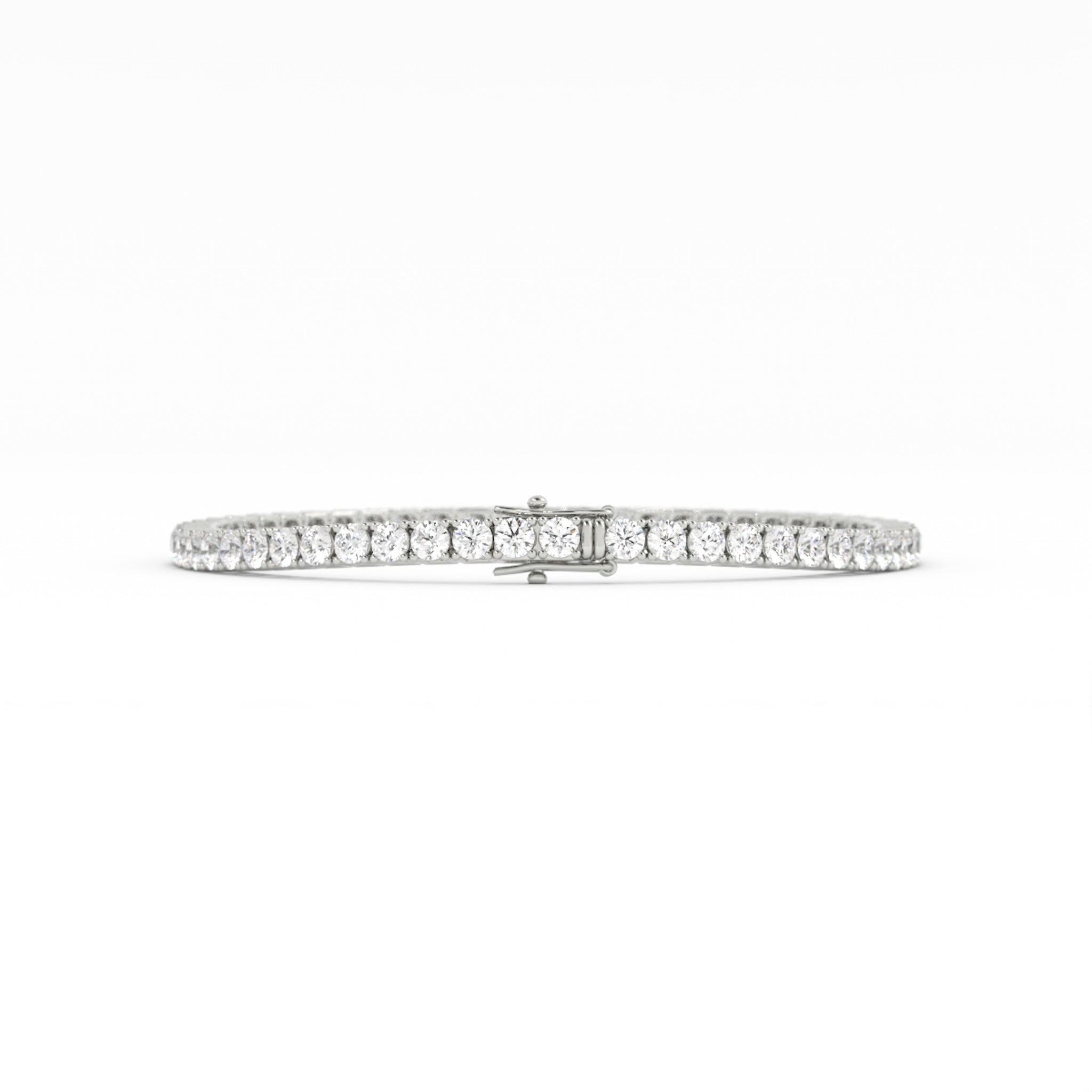 3mm Moissanite Tennis Bracelet