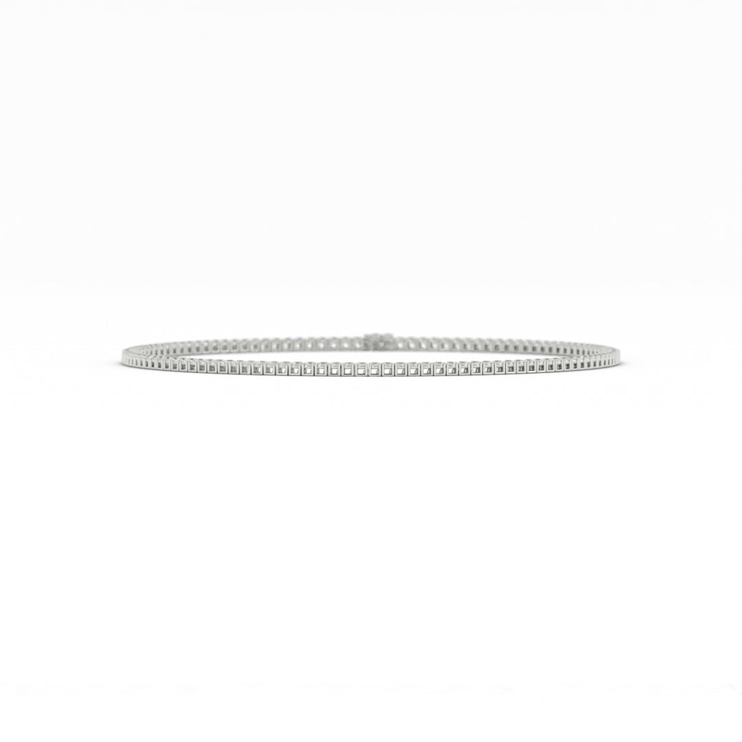 3mm Moissanite Tennis Necklace