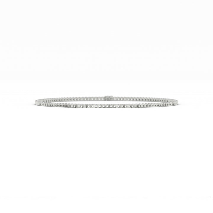 3mm Moissanite Tennis Necklace