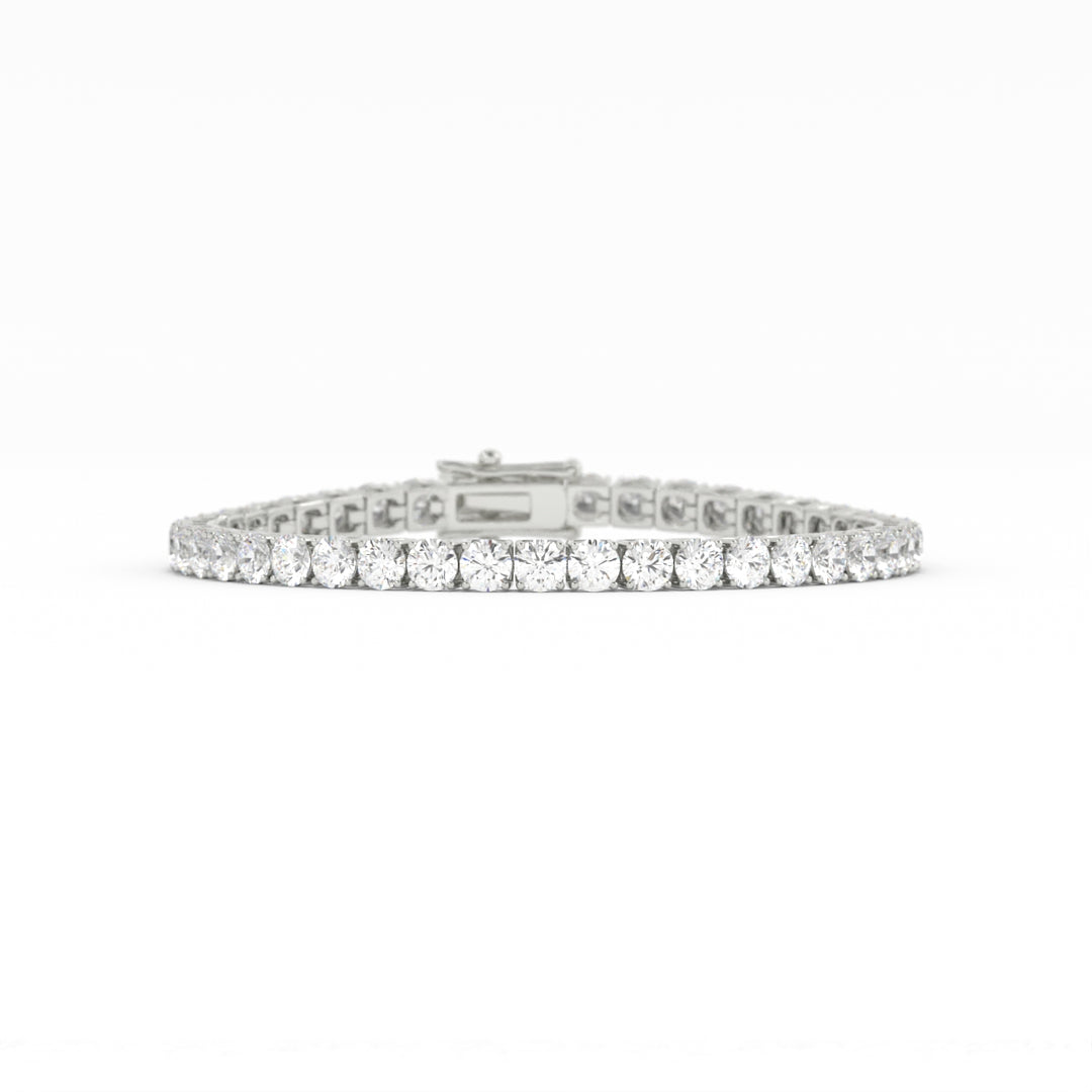 4mm Moissanite Tennis Bracelet