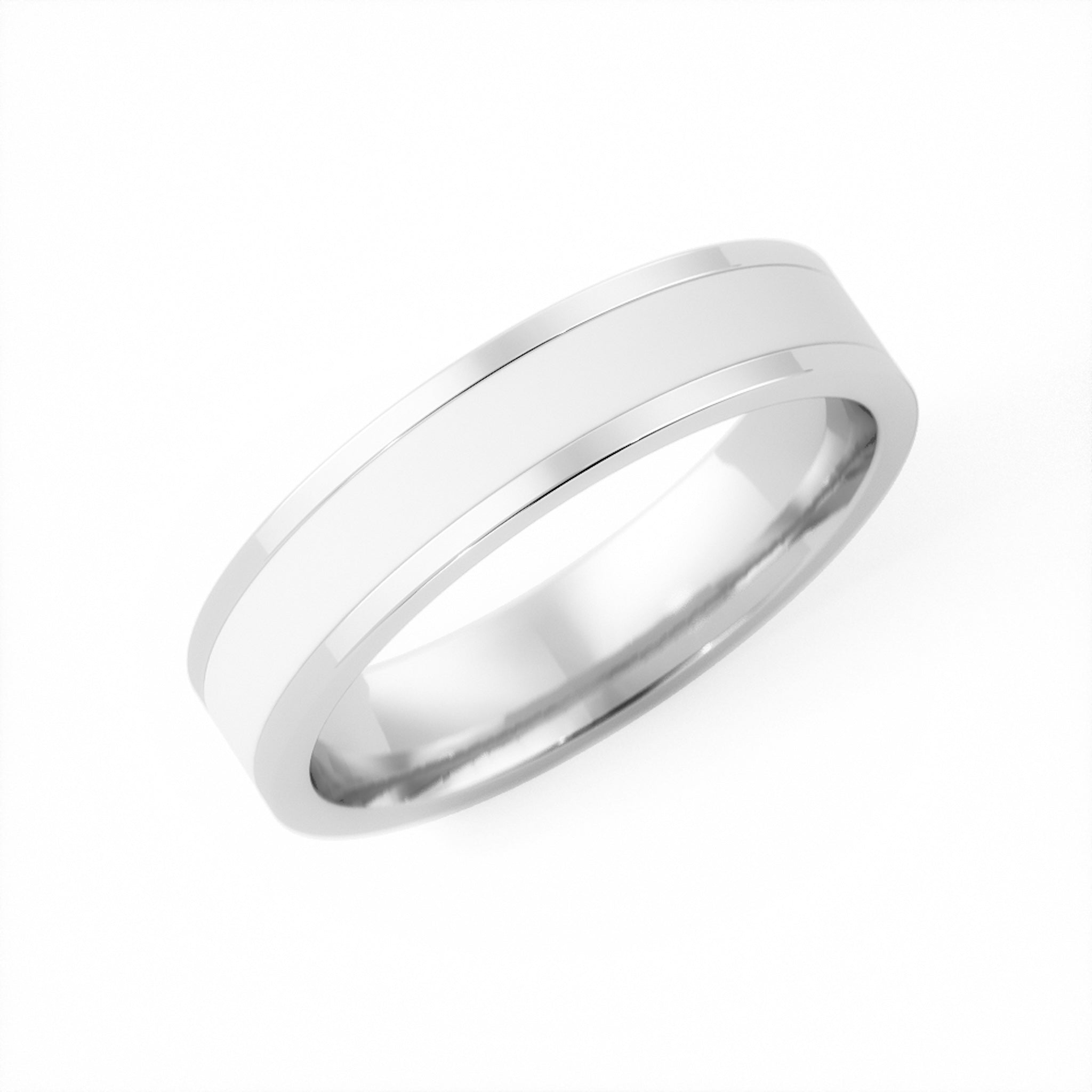 Grey Titanium Cambio Florence 5mm Ring