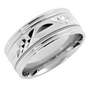 wedding rings men textured