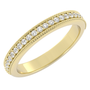 wedding rings women milgrain